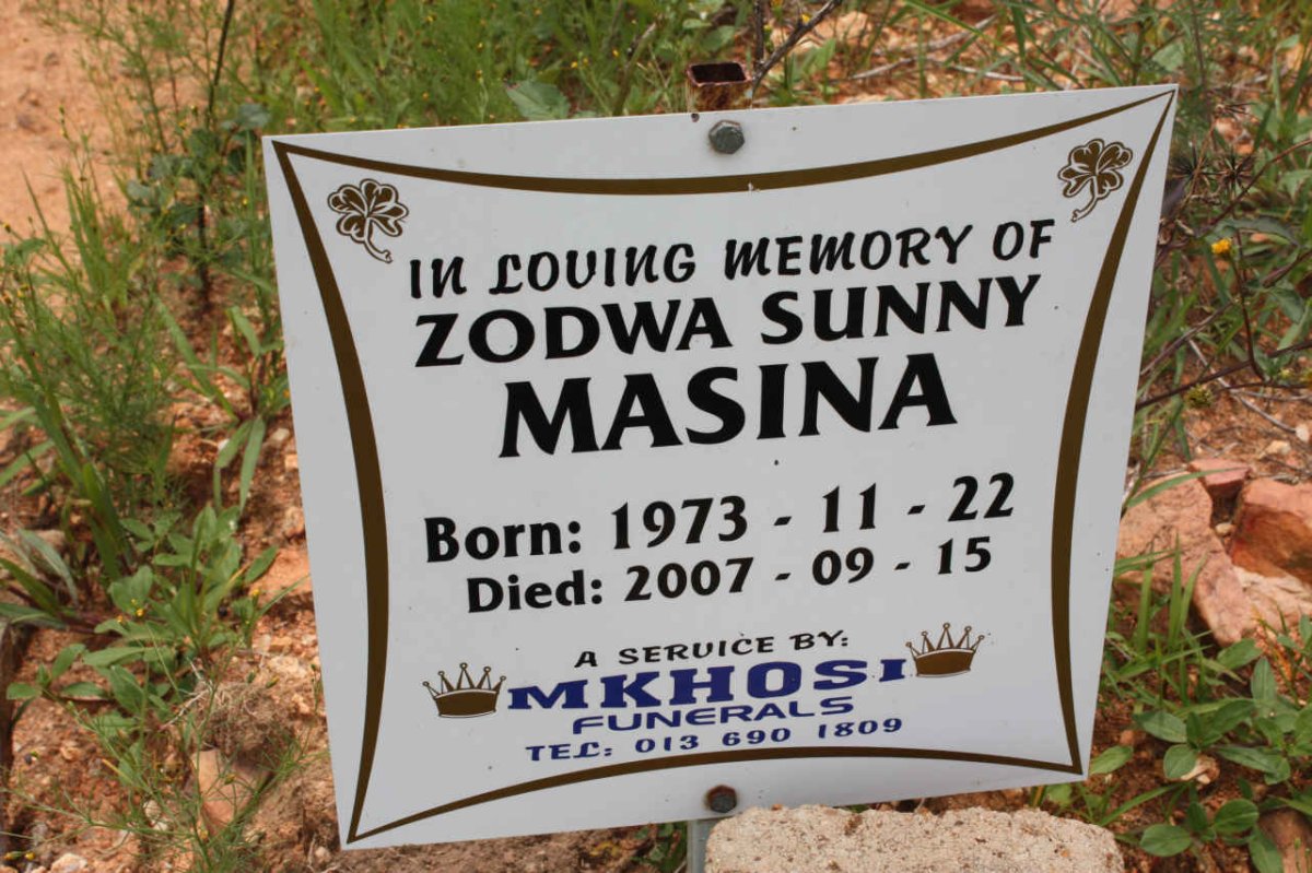 MASINA Zodwa Sunny 1973-2007