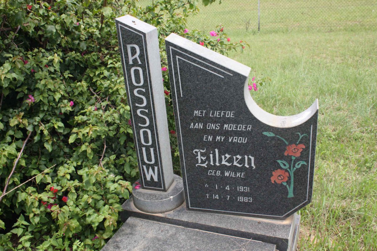 ROSSOUW Eileen nee WILKE 1931-1983