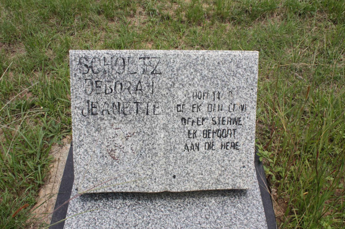 SCHOLTZ Deborah Jeanette