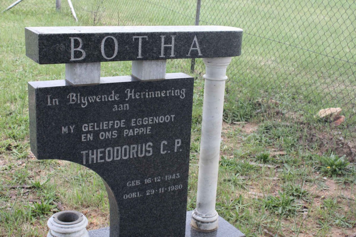 BOTHA Theodorus C.P. 1943-1980