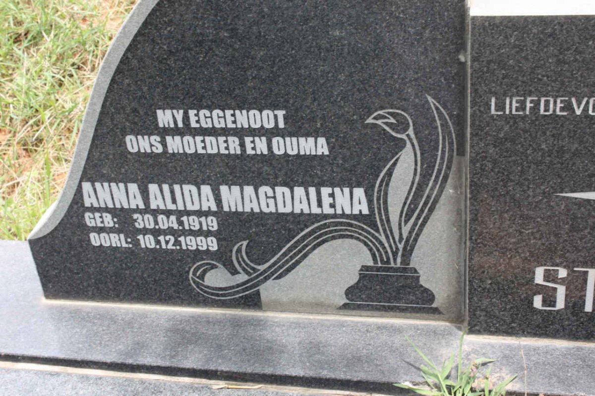 STEYN Anna Alida Magdalena 1919-1999