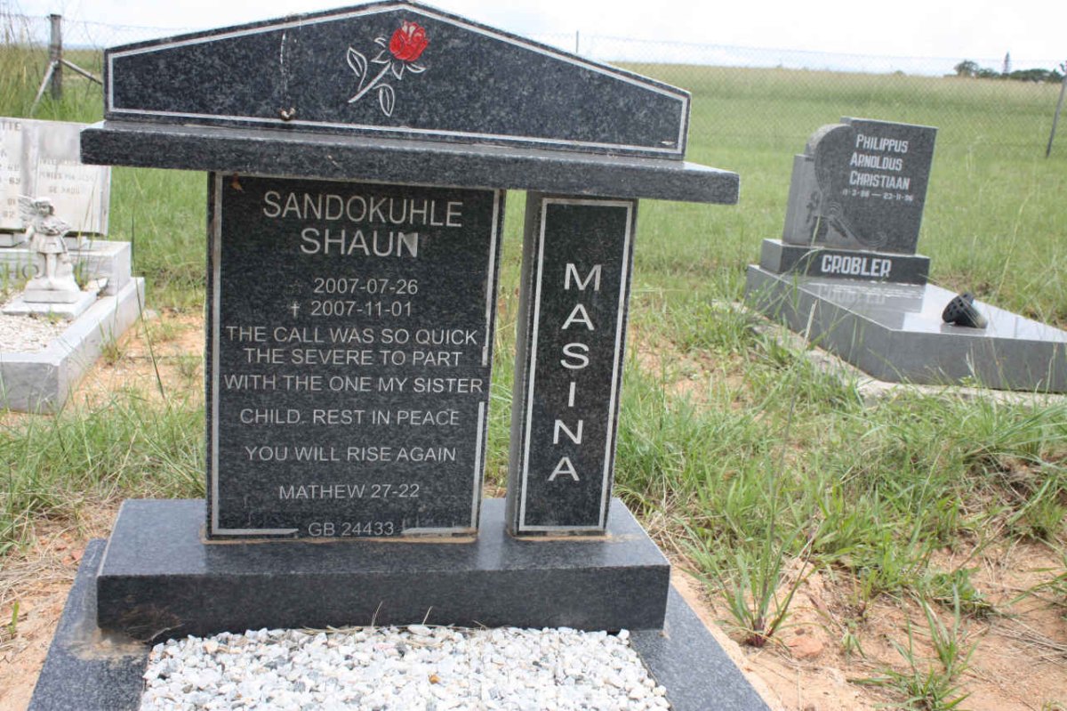 MASINA Sanokuhle Shaun 2007-2007