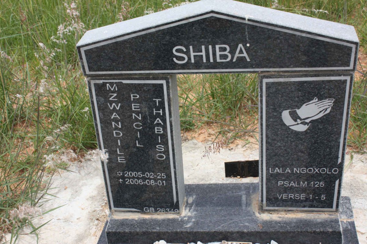 SHIBA Mzwandile Pencil Thabiso 2005-2006