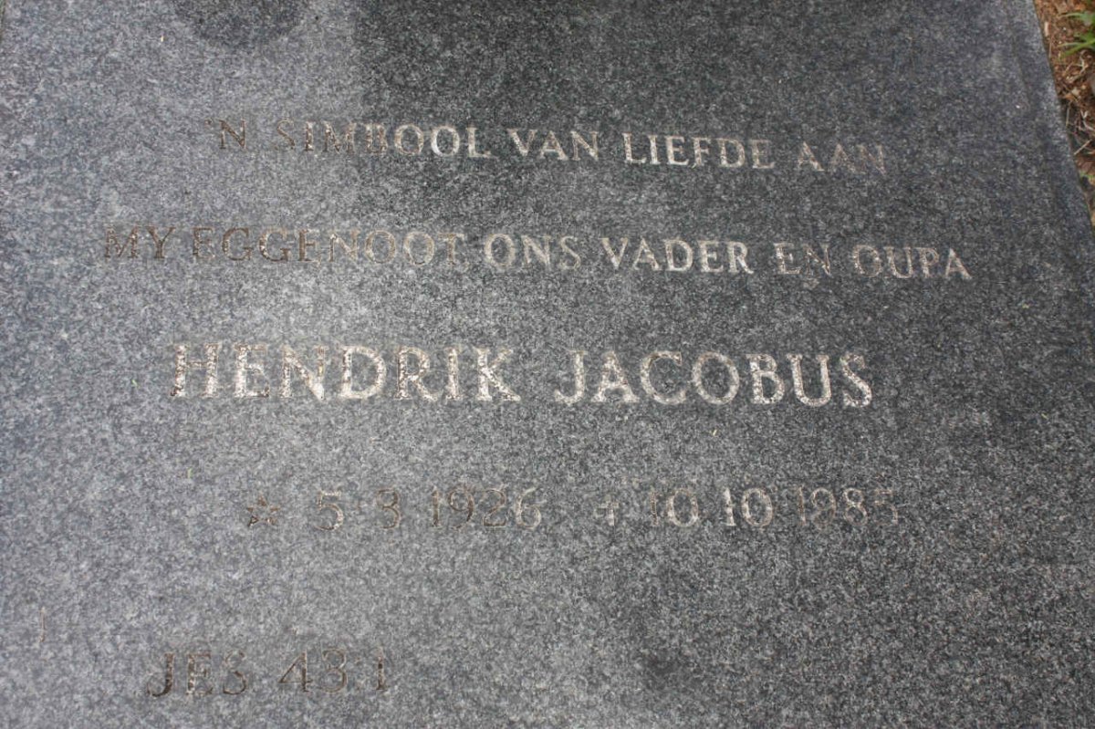 LAMPRECHT Hendrik Jacobus 1926-1985