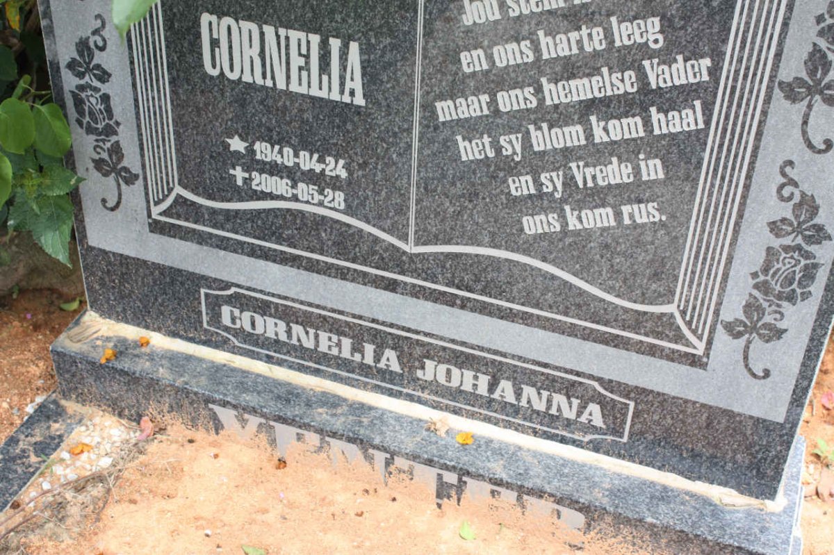 VENTER Cornelia Johanna 1940-2006