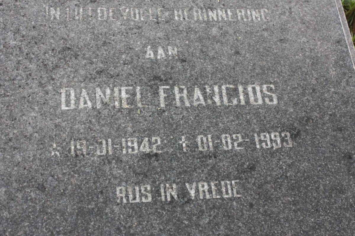 TOIT Daniel Francois, du 1942-1993