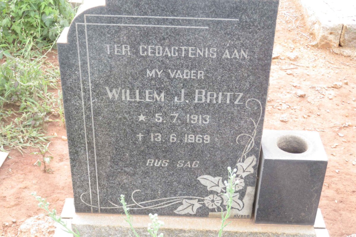 BRITZ Willem J. 1913-1969