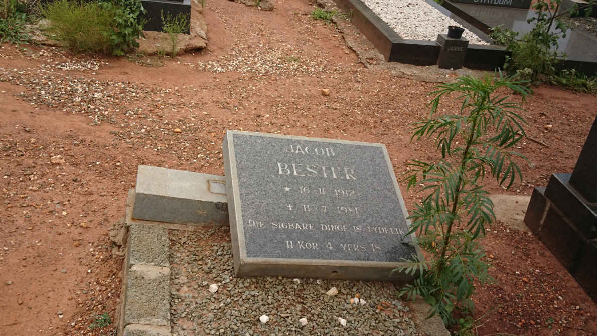 BESTER Jacob 1912-1981