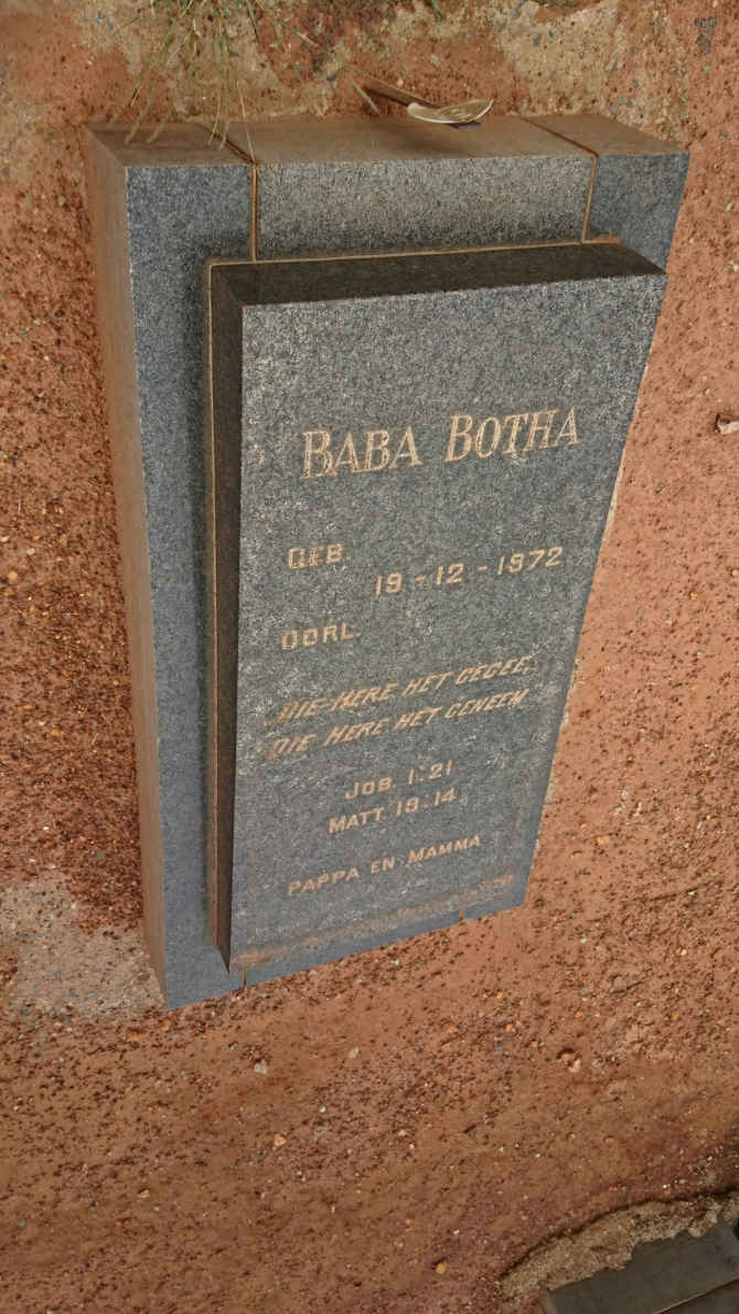 BOTHA 1972-1972