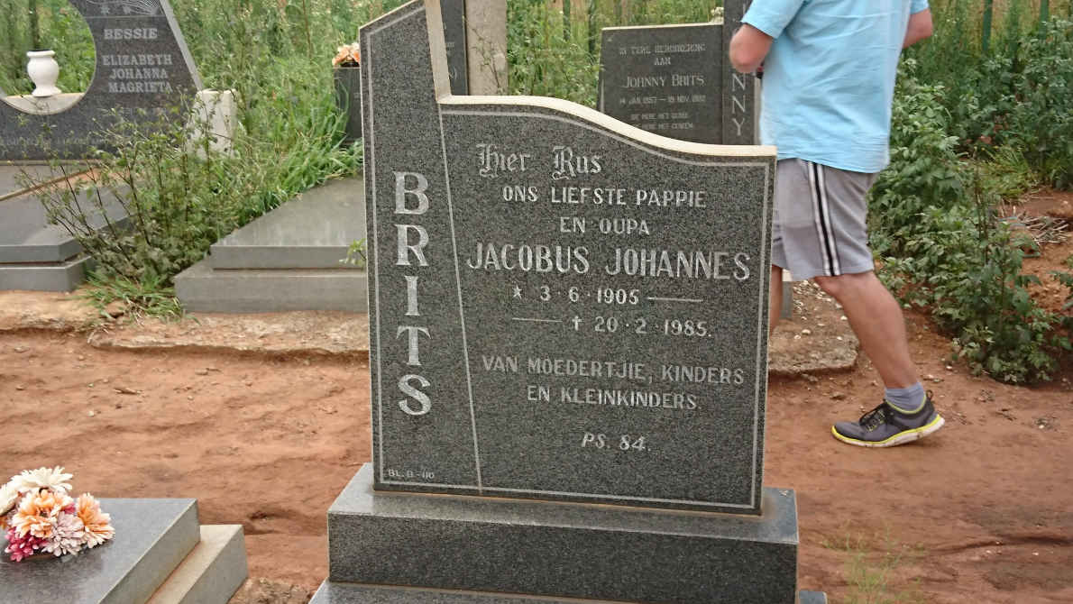 BRITS Jacobus Johannes 1905-1985