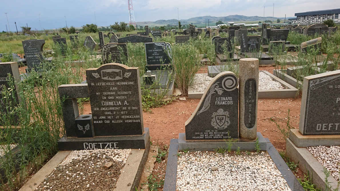 COETZEE Cornelia A. nee ENGELBRECHT 1941-1977 :: ?  Leonard Francois 1955-1977