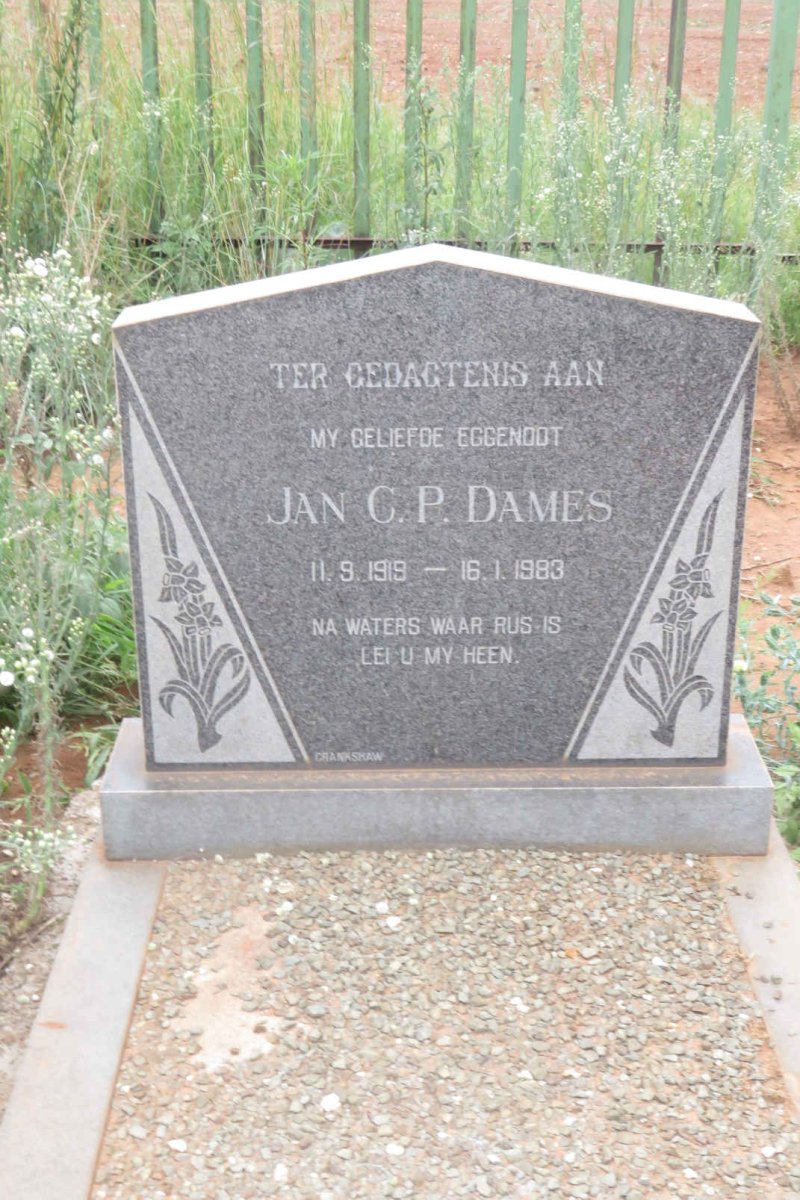 DAMES Jan C.P. 1919-1983