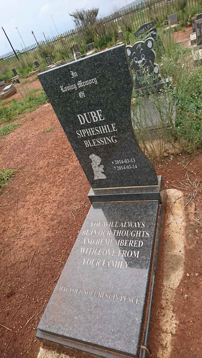 DUBE Siphesihle Blessing 2014-2014