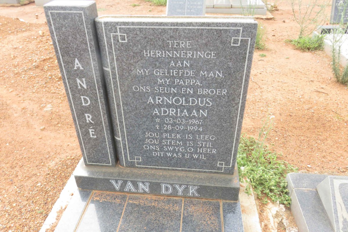 DYK Arnoldus Adriaan, van 1967-1994