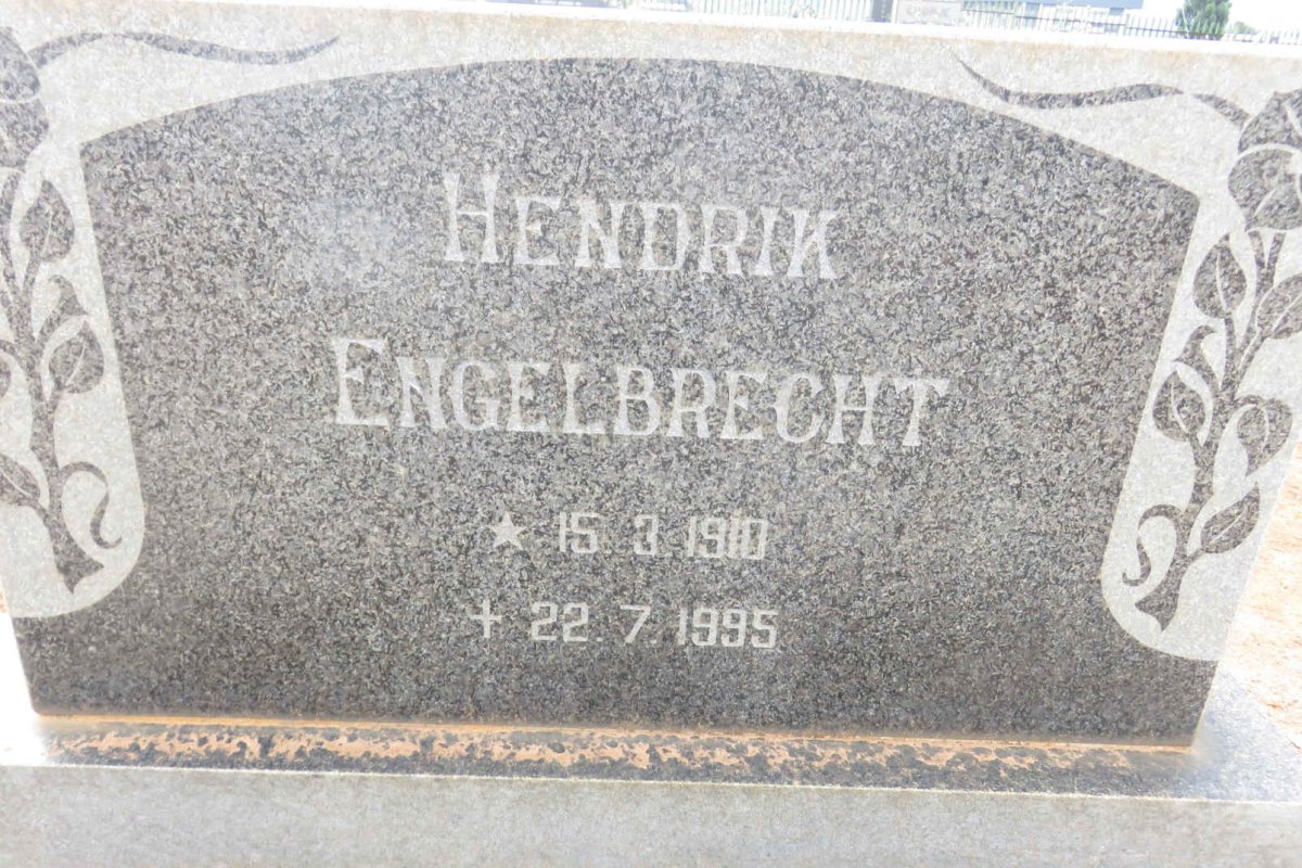 ENGELBRECHT Hendrik 1910-1995