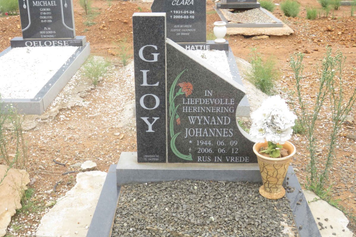 GLOY Wynand Johannes 1944-2006