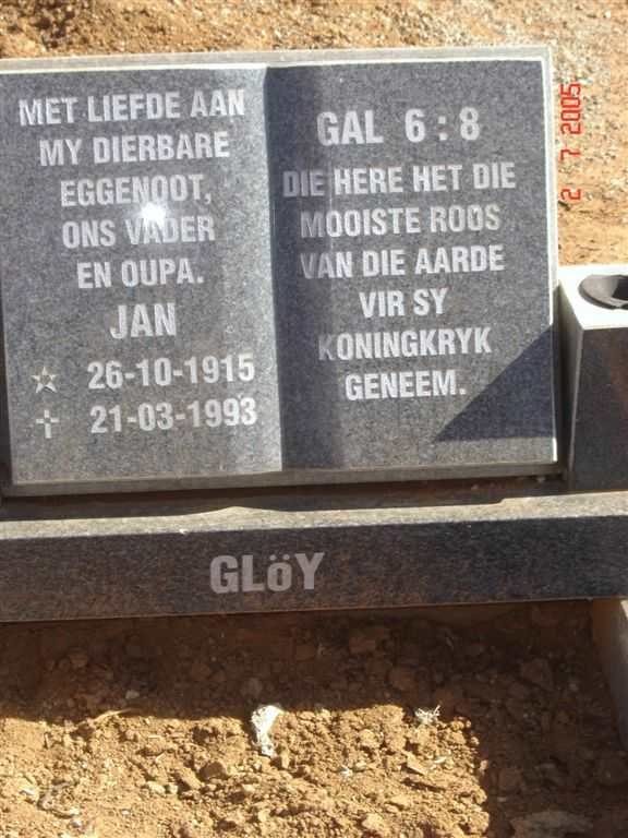 GLÖY Jan 1915-1993