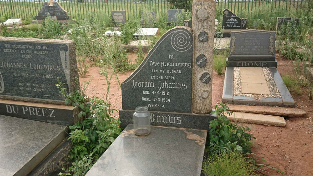 GOUWS Joachim Johannes 1912-1964