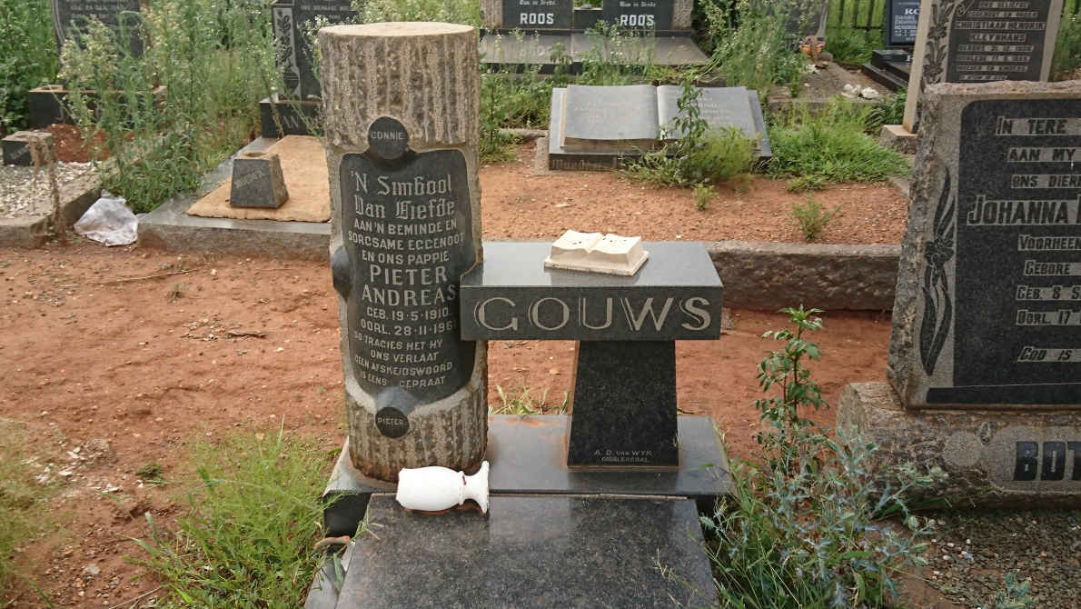 GOUWS Pieter Andreas 1910-196?