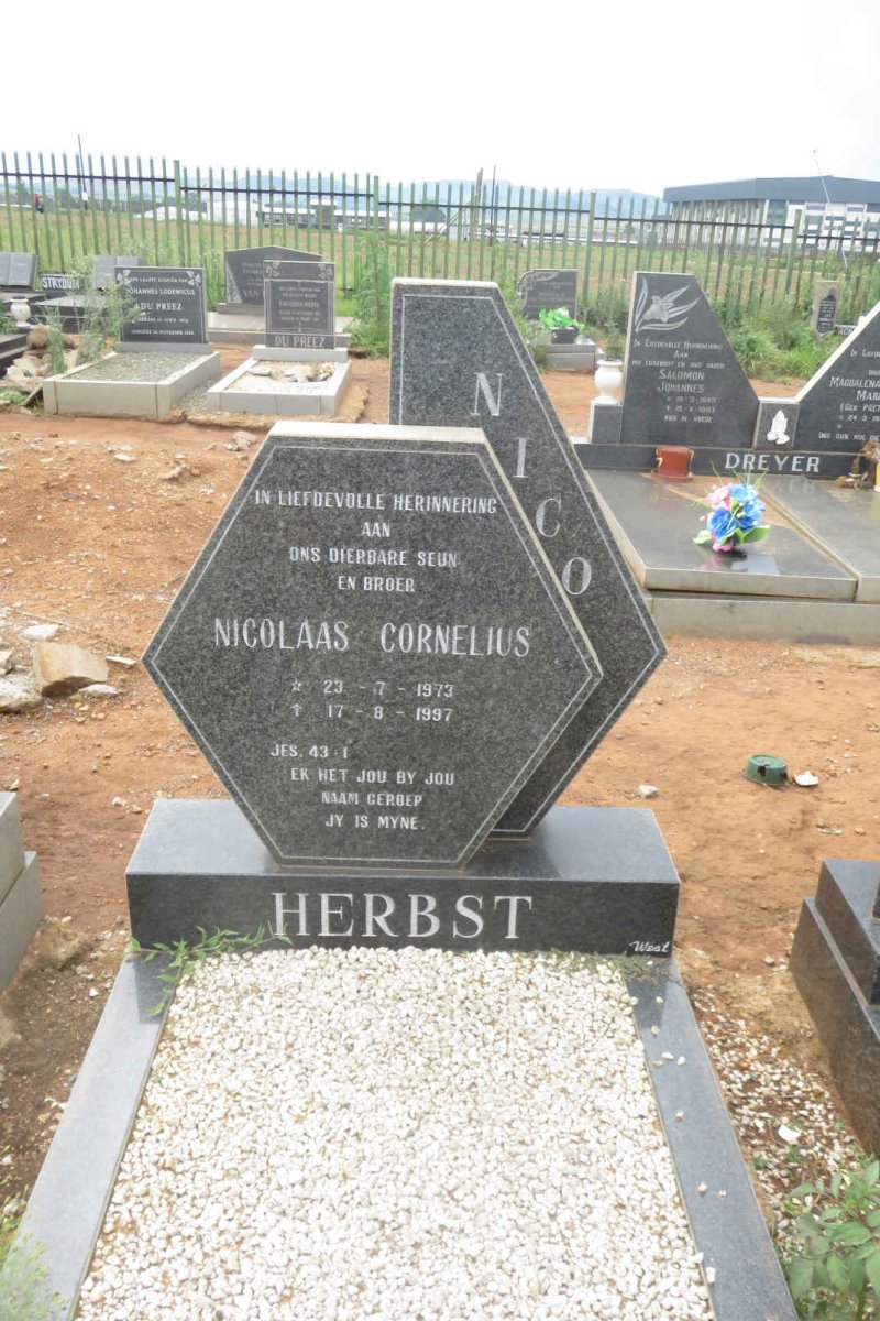 HERBST Nicolaas Cornelius 1973-1997