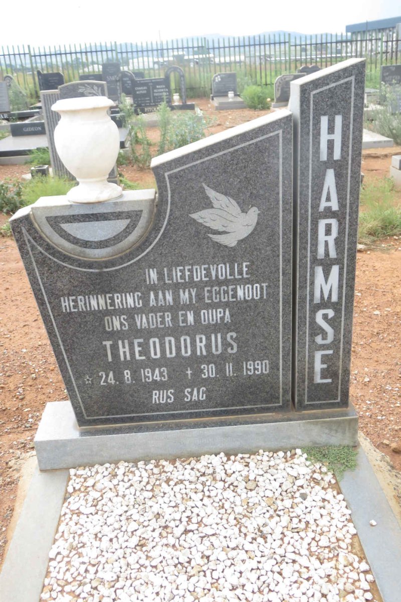 HARMSE Theodorus  1943-1990