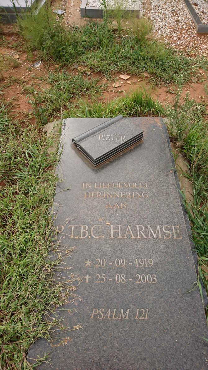 HARMSE P.T.B.C. 1919-2003