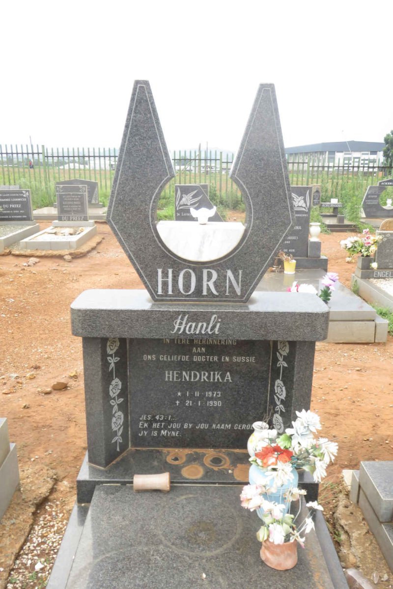 HORN Hendrika 1973-1990