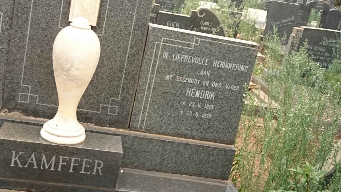 KAMFFER Hendrik 1913-1976