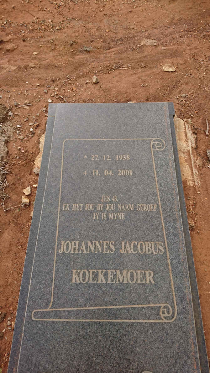 KOEKEMOER Johannes Jacobus 1938-2001
