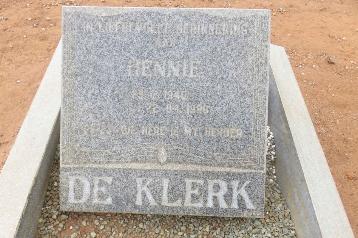 KLERK Hennie, de 1940-1980