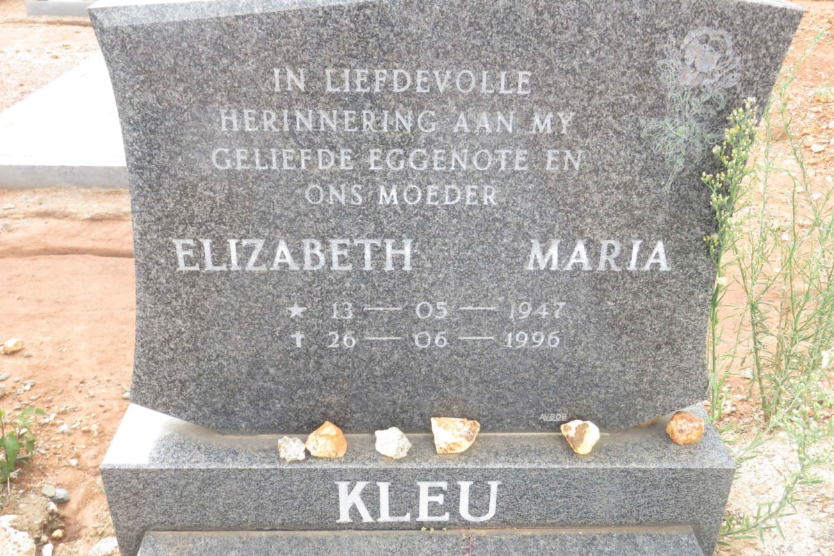 KLEU Elizabeth Maria 1947-1996