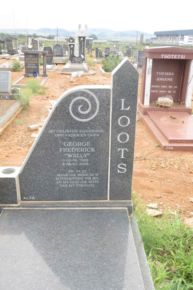 LOOTS George Frederick 1935-2005