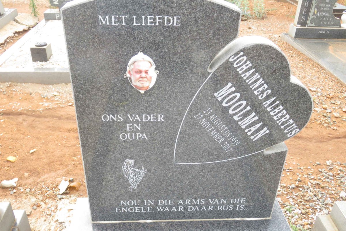 MOOLMAN Johannes Albertus 1959-2012