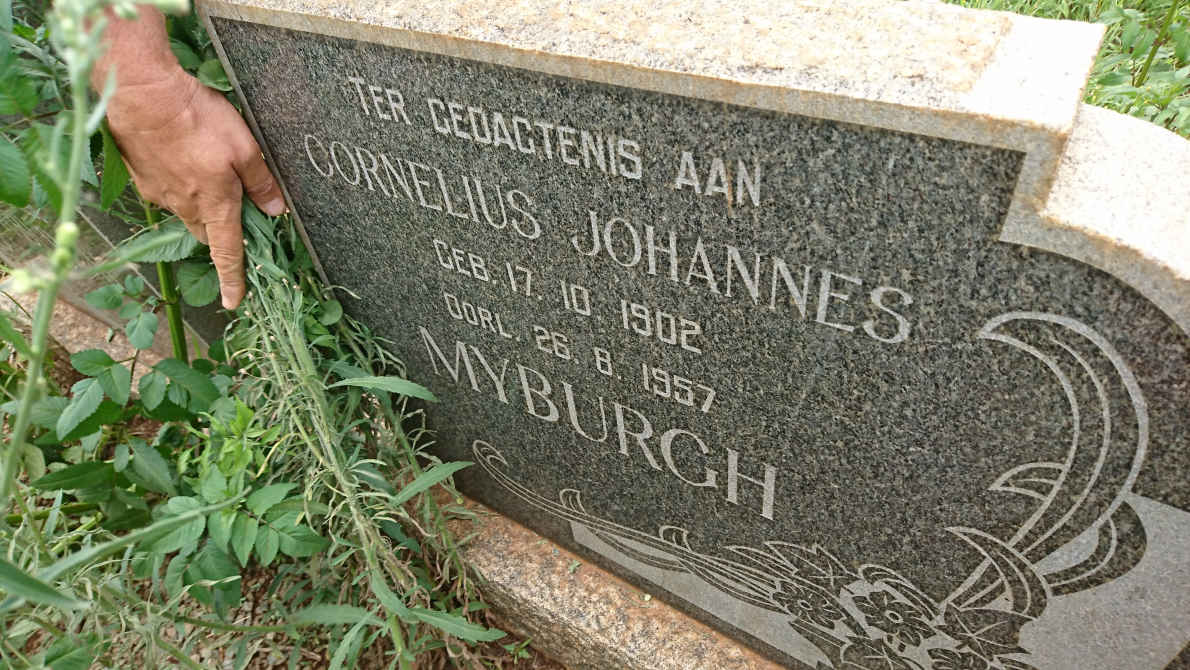 MYBURGH Cornelius Johannes 1902-1957