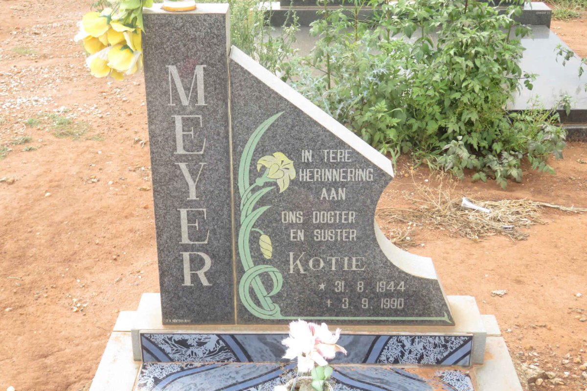 MEYER Kotie 1944-1990