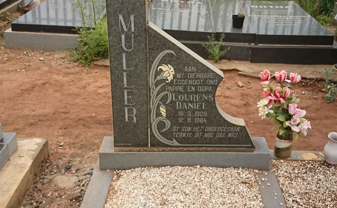 MULLER Lourens Daniel 1928-1984