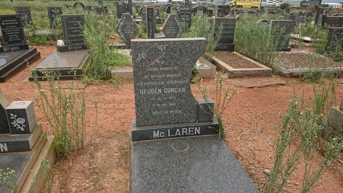 Mc LAREN Reuben Duncan 1928-19??