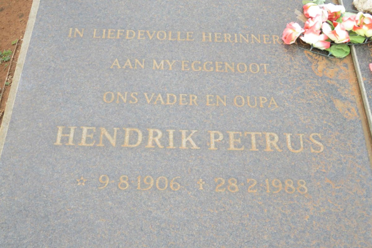 NIEUWENHUIZEN Hendrik Petrus, van 1906-1988 &amp; Margaret Magnolia 1914-1994