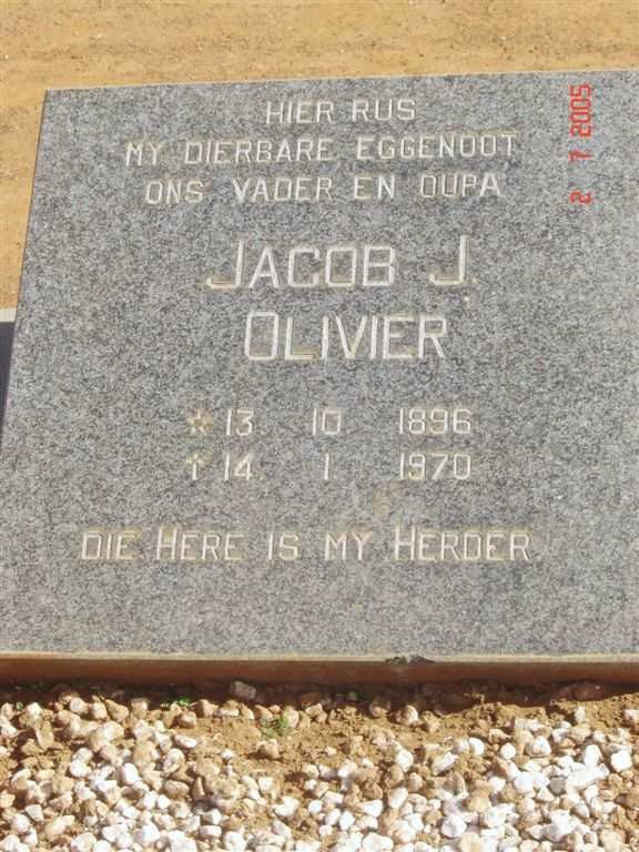 OLIVIER Jacob J. 1896-1970