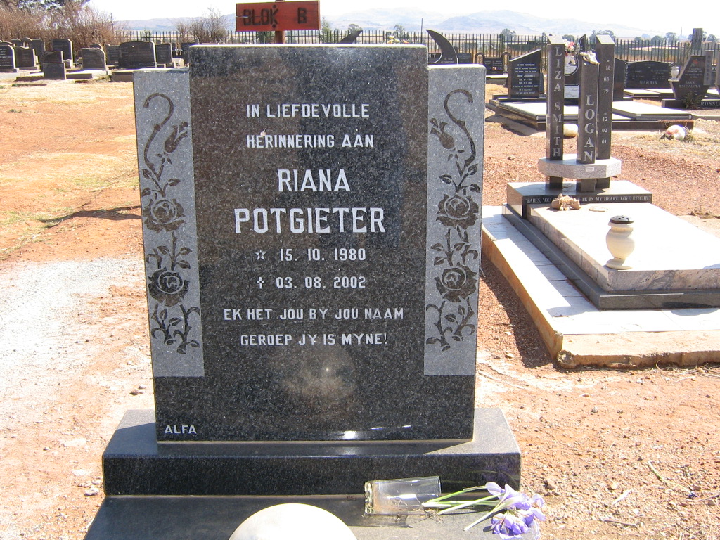 POTGIETER Riana 1980-2002