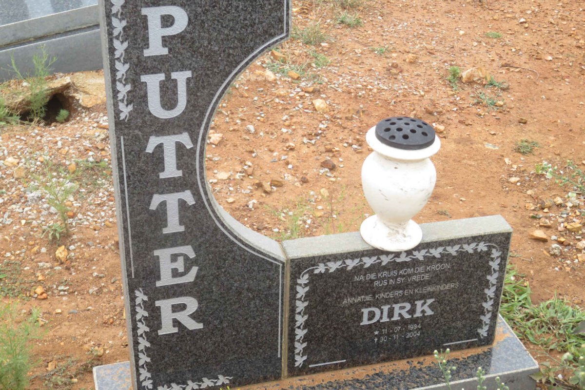 PUTTER Dirk 1934-2004