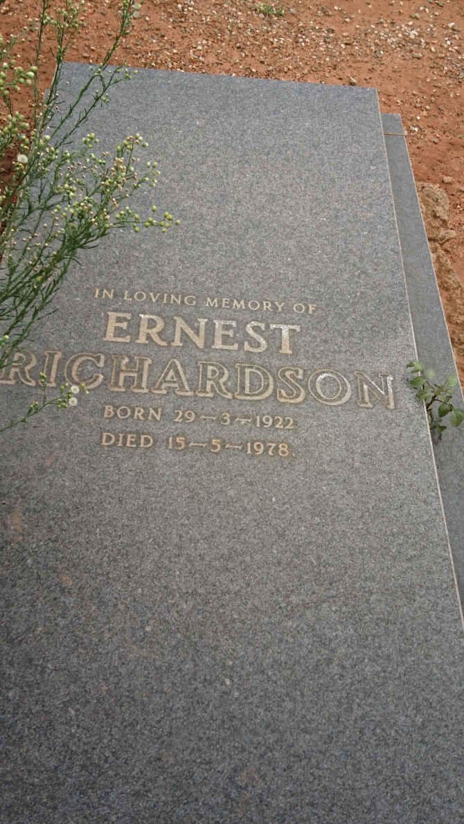 RICHARDSON Ernest 1922-1978