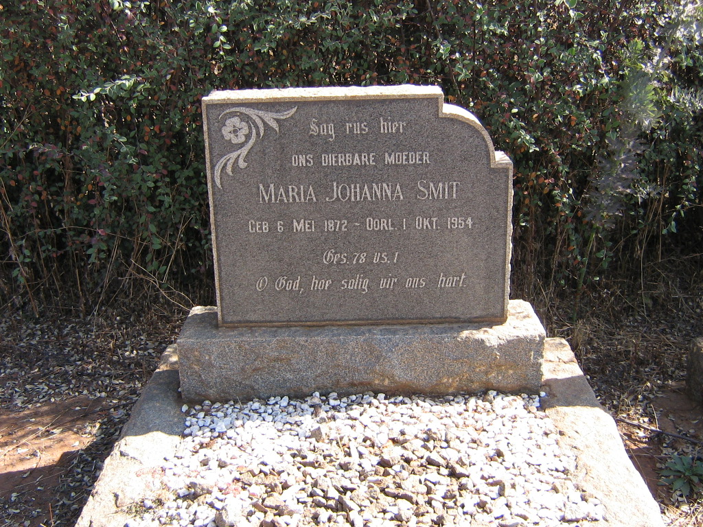 SMIT Maria Johanna 1872-1954