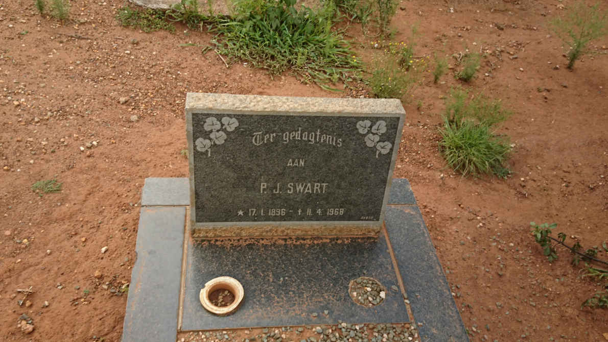 SWART P.J. 1896-1968