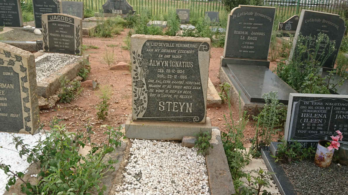 STEYN Alwyn Ignatius 1934-1965