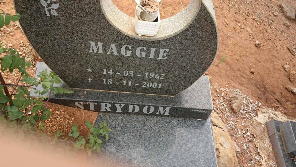 STRYDOM Maggie 1962-2001