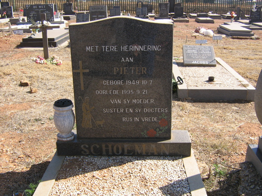 SCHOEMAN Pieter 1949-1995