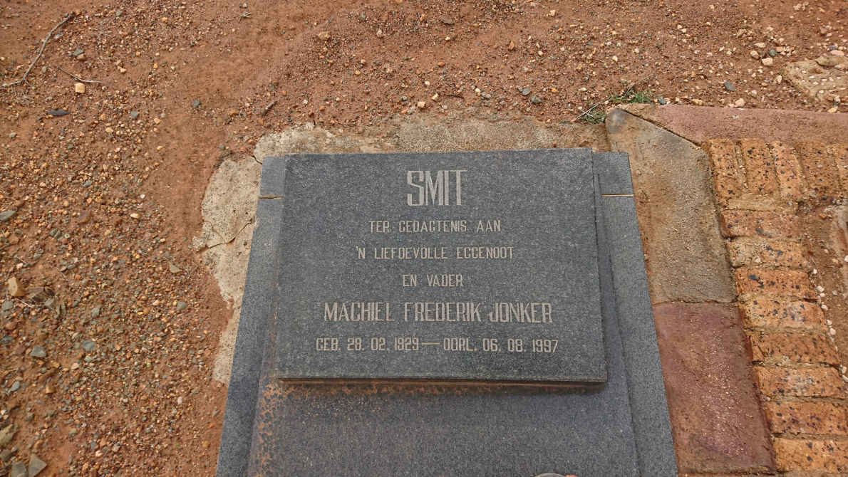 SMIT Machiel Frederik Jonker 1929-1997