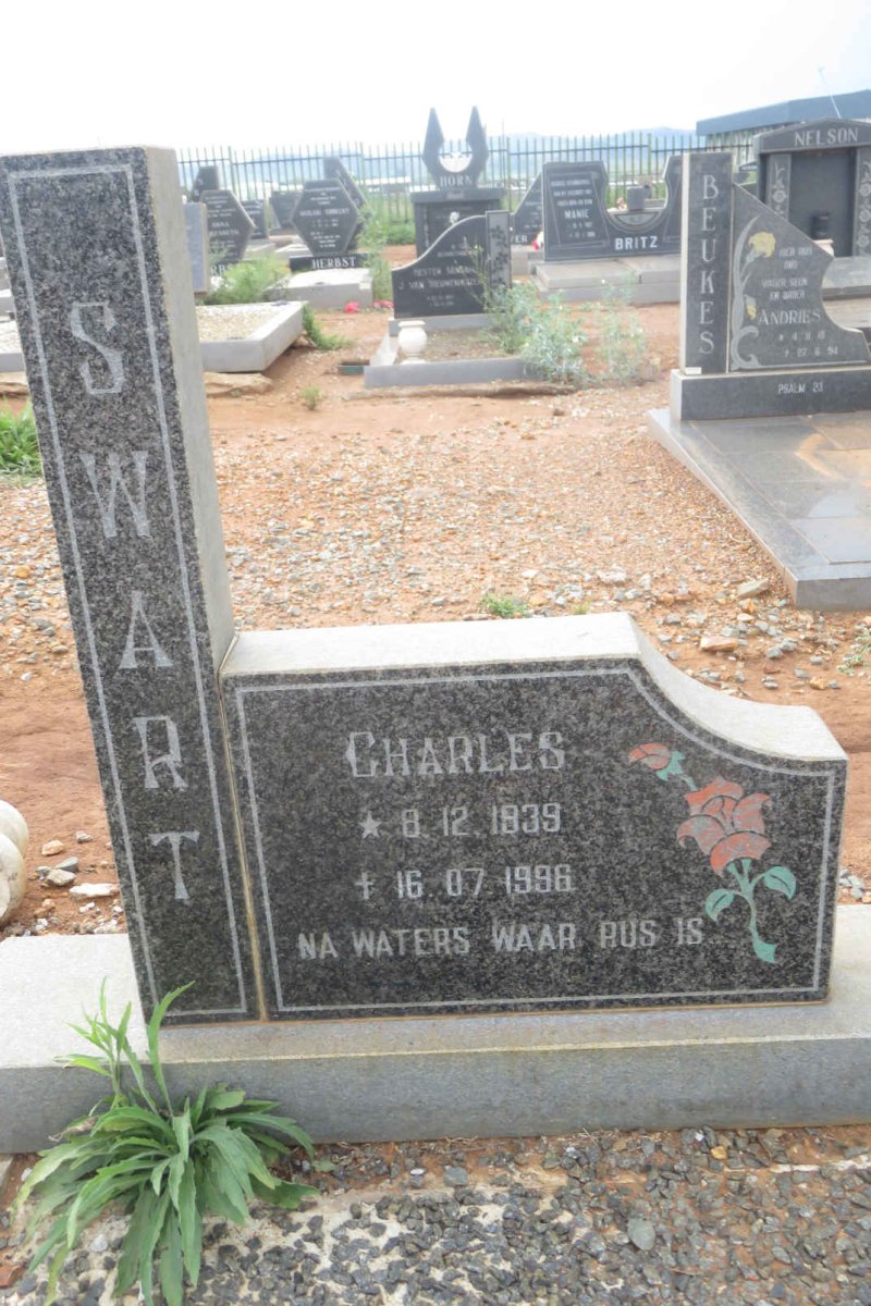 SWART Charles 1939-1996