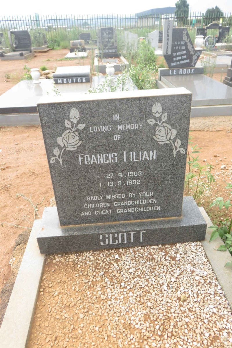 SMIT Francis Lilian 1903-1992